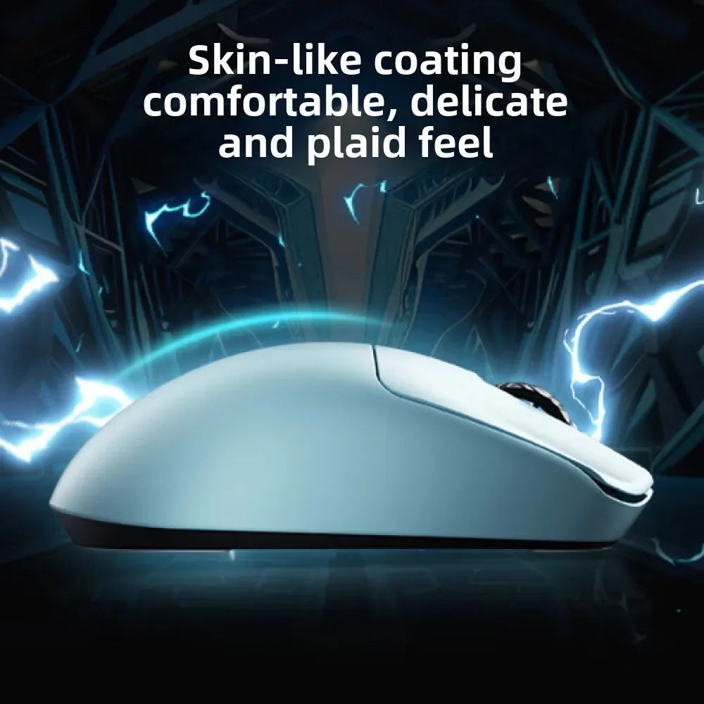 SCYROX V6 Non-Porous 8Khz Wireless Mouse Esports 40G with 8K Receiver Fast Response Pixart 3950 750IPS High Quality Web Driver
