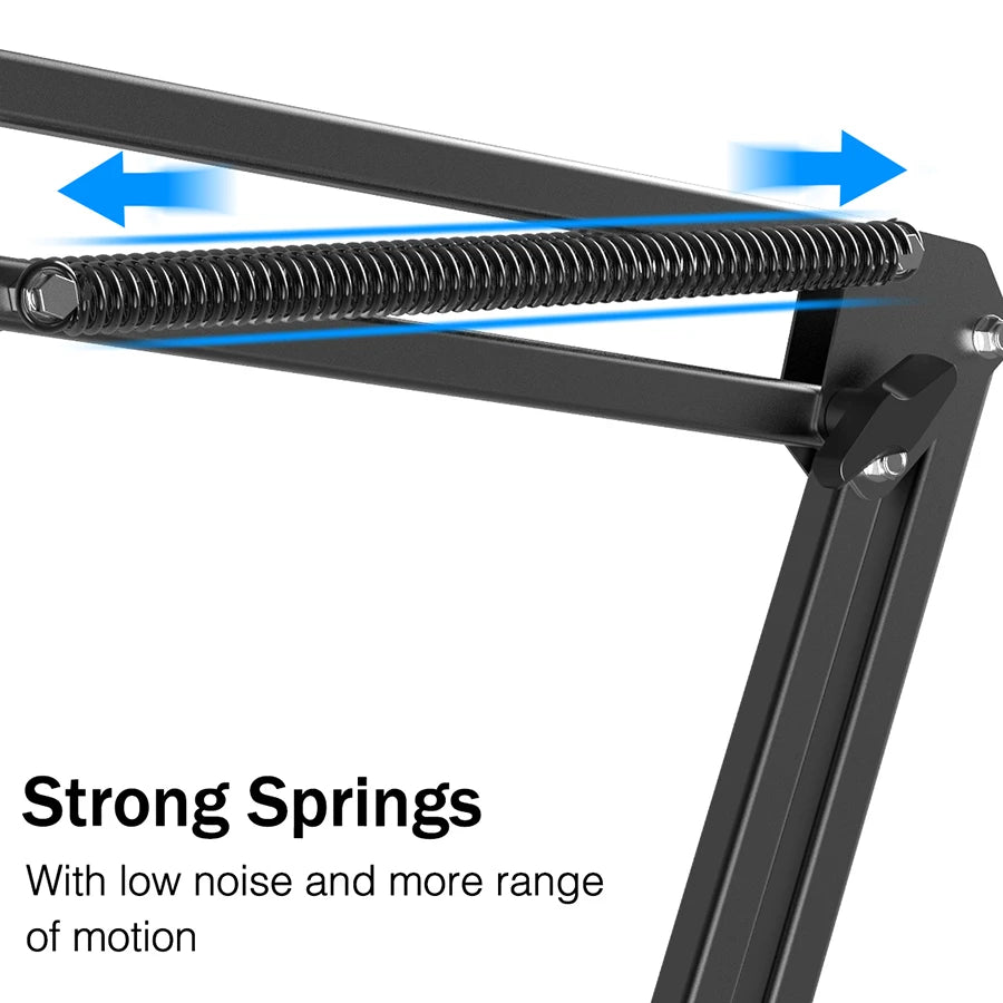 Microphone Arm Boom,Adjustable Suspension Boom with Heavy Duty Clamp,Scissor Mic Stand for Recording,Gaming,K688 K658-CS1