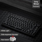 Ak820/Ak820Pro Gaming Mechanical Keyboard Bluetooth 5.1/Wireless/C-Wired Customized Keyboard with Knob Hot Swapping Gasket